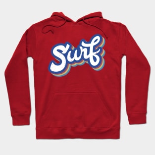 Retro, Vintage, Classic, Cool, Distressed, Surf, Beach Design Hoodie